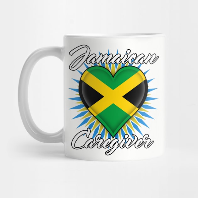 Jamaican Caregiver (white font) by WCN Store